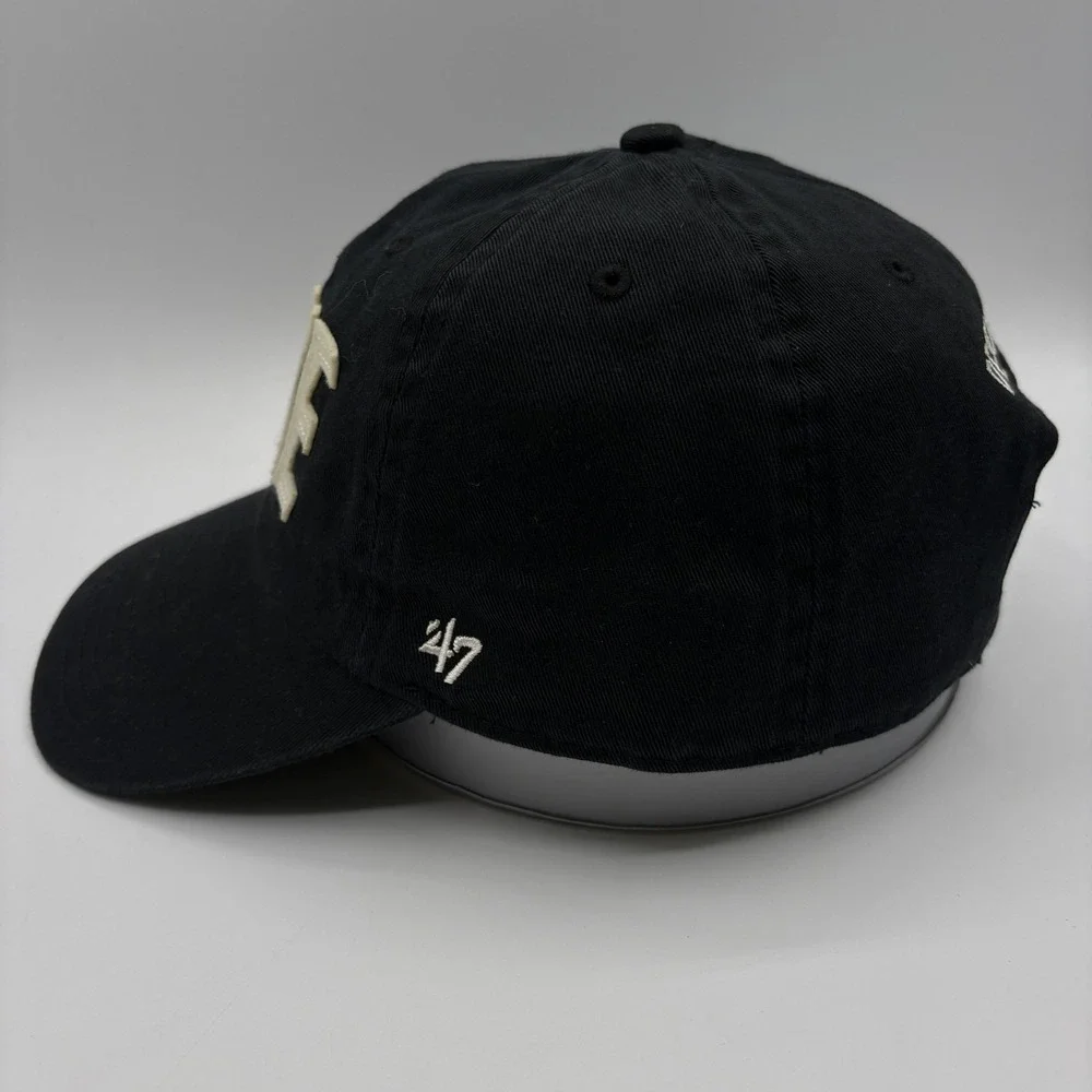 Wake Forest Demon Deacons 47 Brand Hat Strap Back Cap One Size Black NCAA NEW